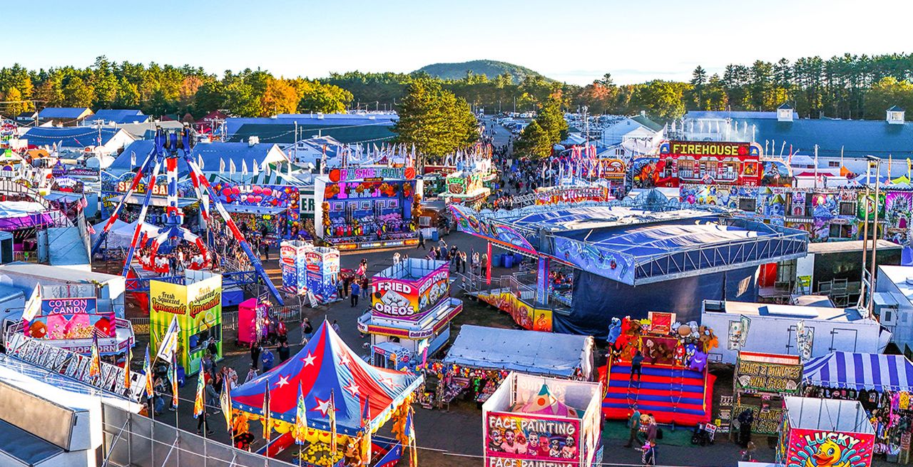 A busy day at Fryeburg Fair in Maine