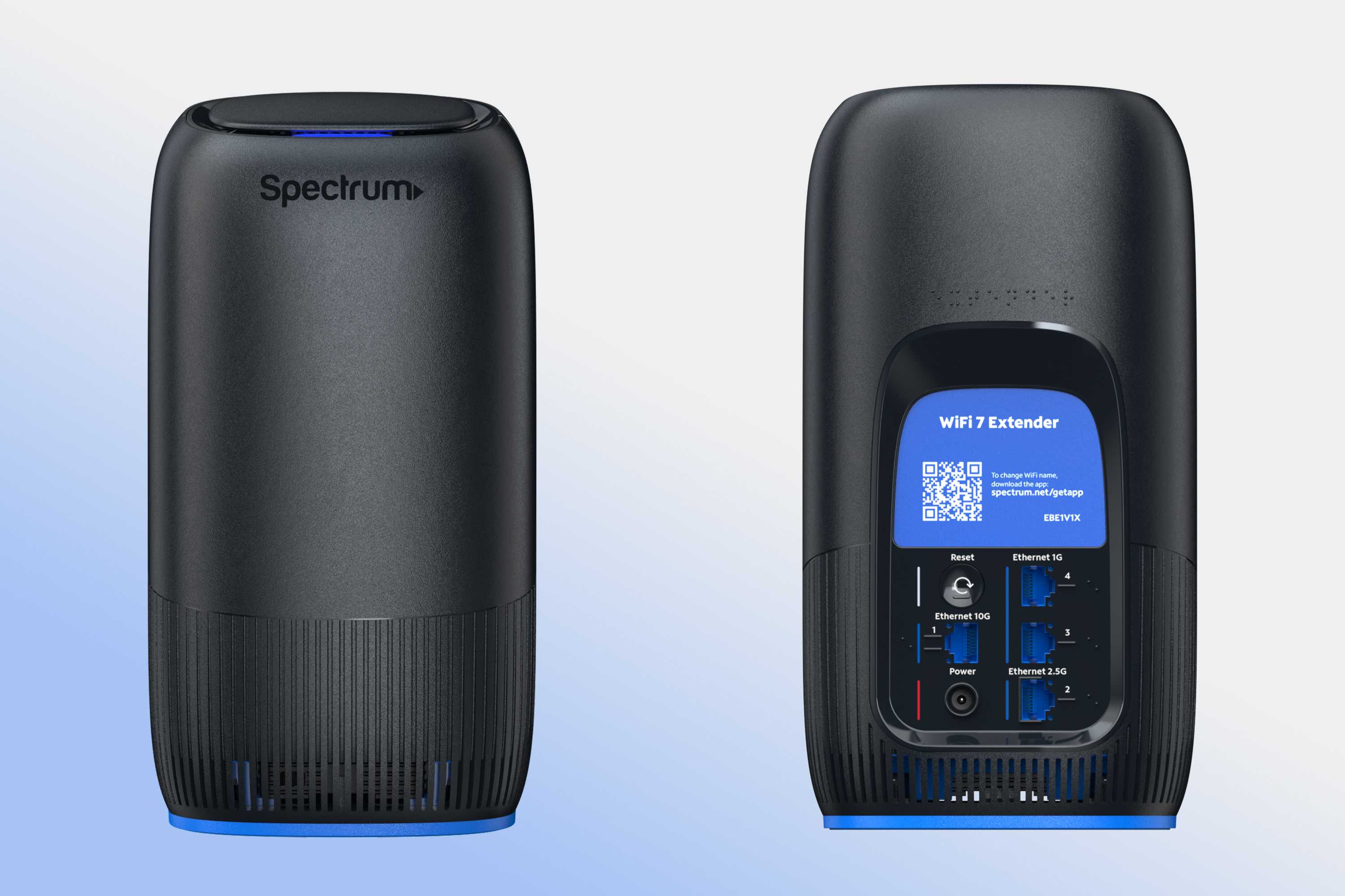 WiFi 7 Extender Front & Back | Spectrum