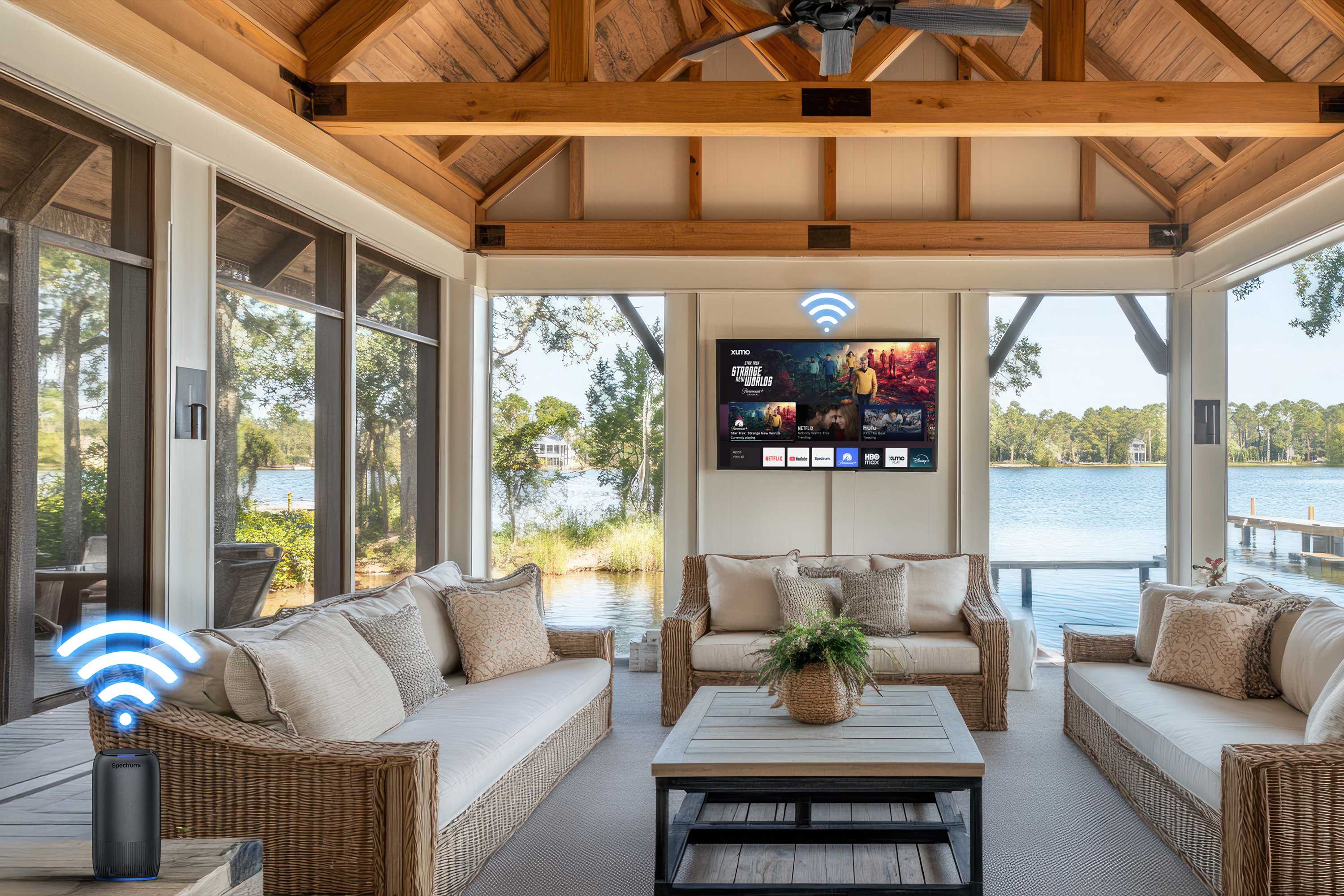 Outdoor TV | Spectrum WiFi 7 Extender