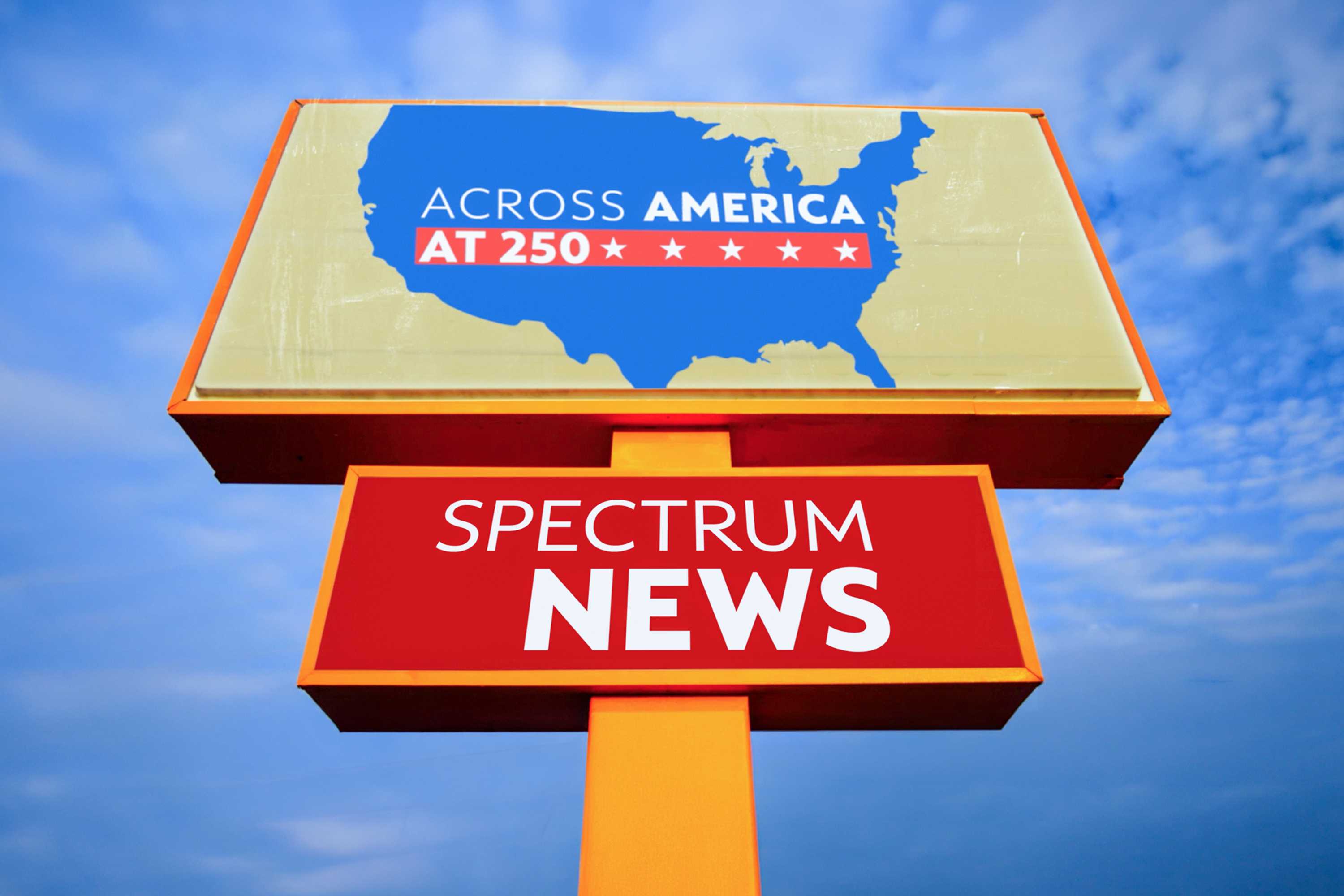 America 250 Road Sign